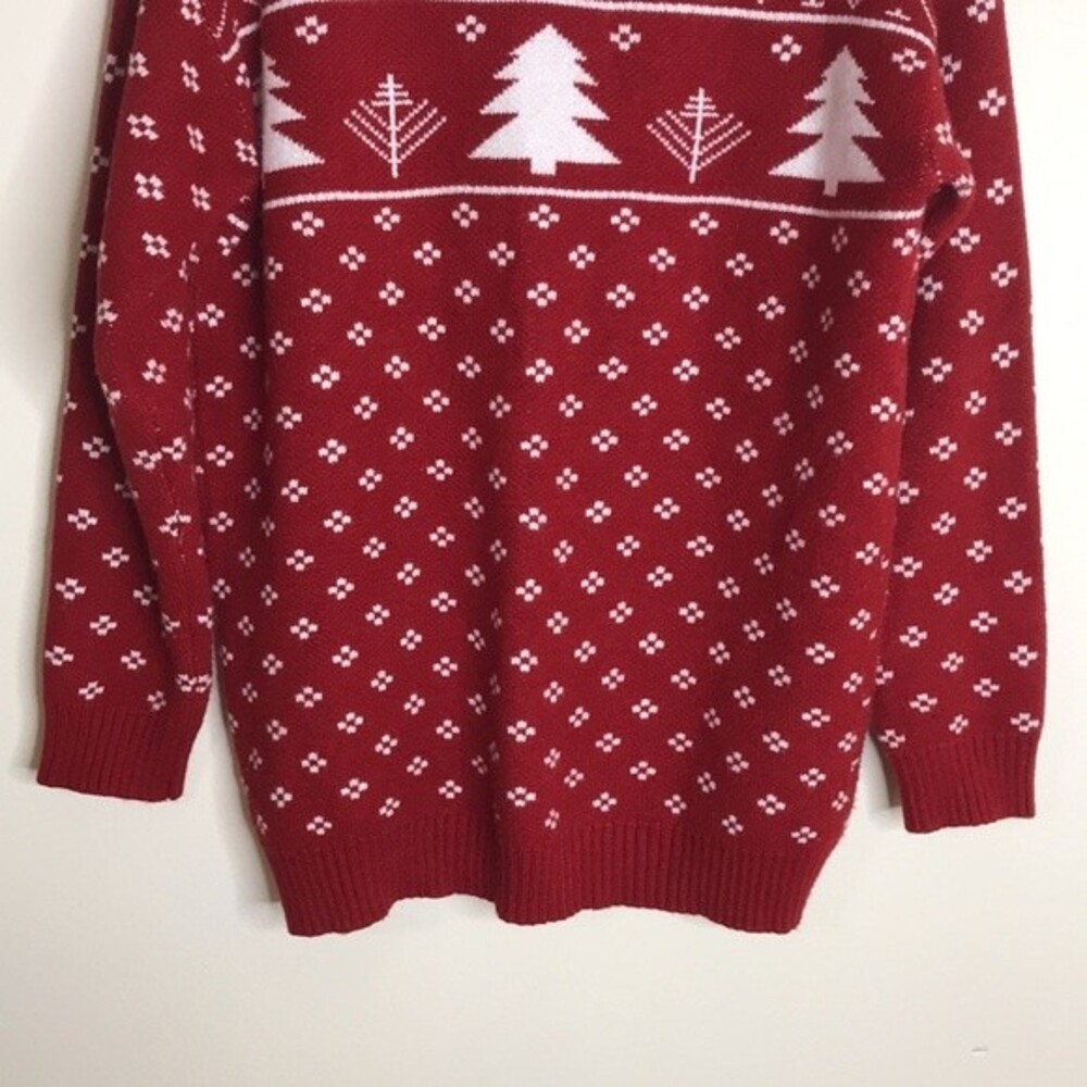 Heimish ladies red soft and cozy pullover sweater size small - Picture 12 of 13